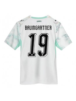 Österrike Christoph Baumgartner #19 Replika Borta Kläder VM 2026 Kortärmad